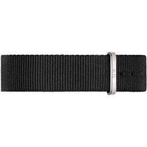 Classic Cornwall NATO Watch Band Black Silver